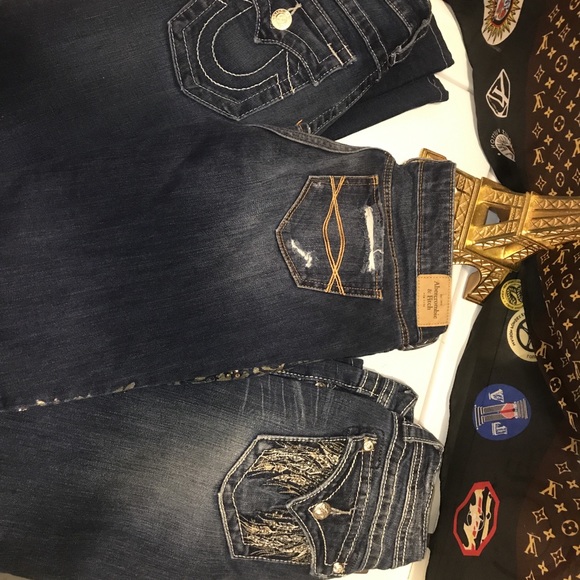 Bundle Jeans true religion Abercrombie miss me - Picture 4 of 11